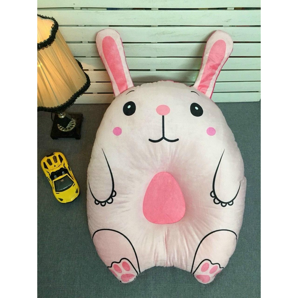 Gối chống trào ngược hình thú an toàn cho bé chất liệu 100% bông gòn tự nhiên - Thingkids