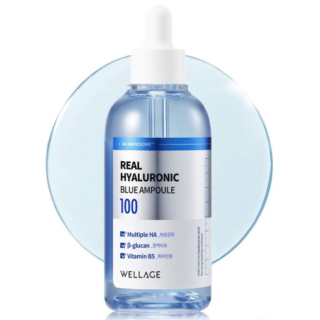 Tinh chất Wellage Ampoule 100 phục hồi da săn chắc, căng mọng dưỡng ẩm cho da 75ml