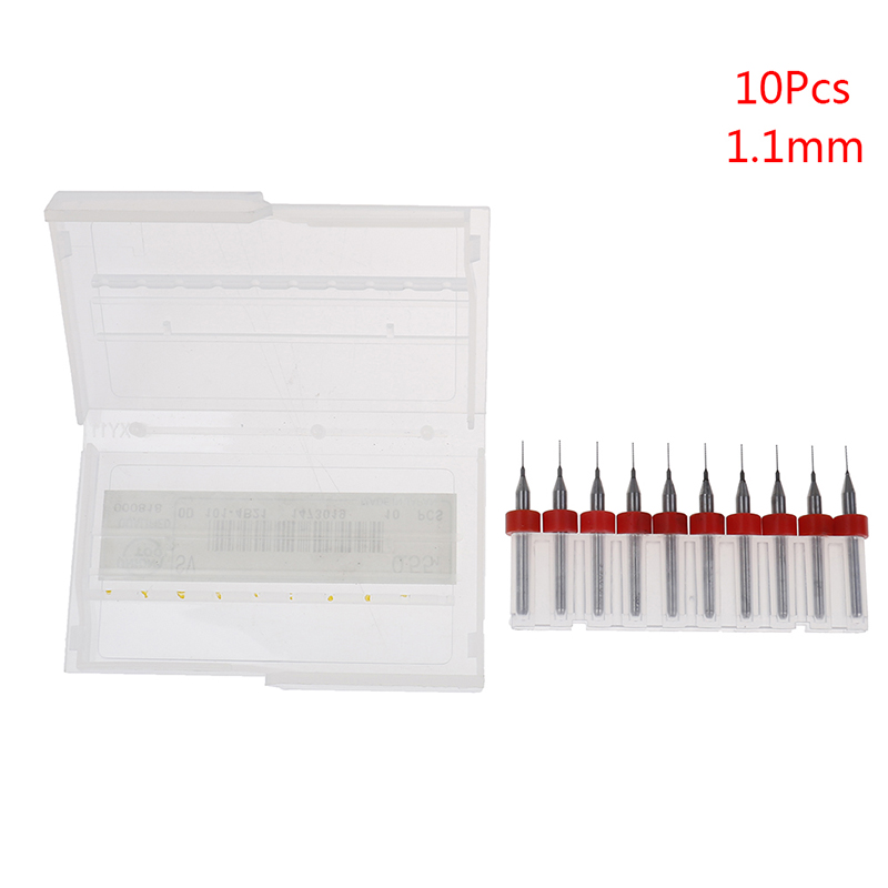 [Auto Stuffs] 10 mũi khoan nhỏ CNC Carbide bo mạch in PCB cái/bộ