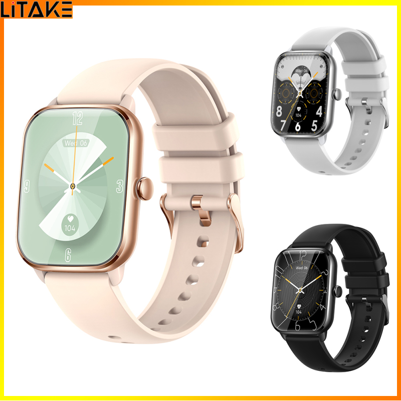 Litake Brightly KT65 Smart Watch 1.9 Inch Full Touch Screen Fitness Tracker Smartwatch Heart Rate Blood Oxygen Sleep Monitor Waterproof Watch ราคา 345 บาท*ส่งฟรี