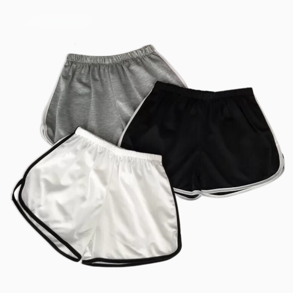 Code Pack Of 3 Shorts For Girls | Shorts For Women | Female Sports Shorts | Yoga Shorts | Yoga Pants For Women | Women Casual Sports Shorts | Shorts | Sports Running Loose Casual Home Shorts