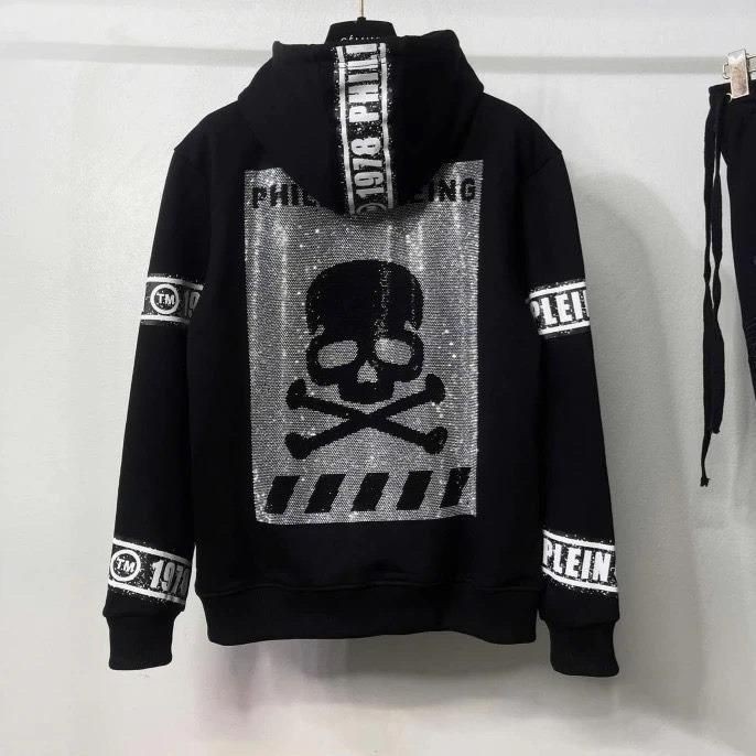  Áo Khoác Hoodie PHI LÍP ĐÂU LÂU In Kim Tuyến Cao Cấp Cho Boy Phố Cực Chất Siêu Đẹp Top Dài Tay 