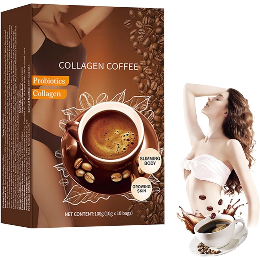 10 bag/hộp Collagen cà phê cà phê collagen Collagen cà phê bổ sung Collagen bột cà phê, Collagen bột cho cà phê, cà phê Collagen từ Nhật Bản