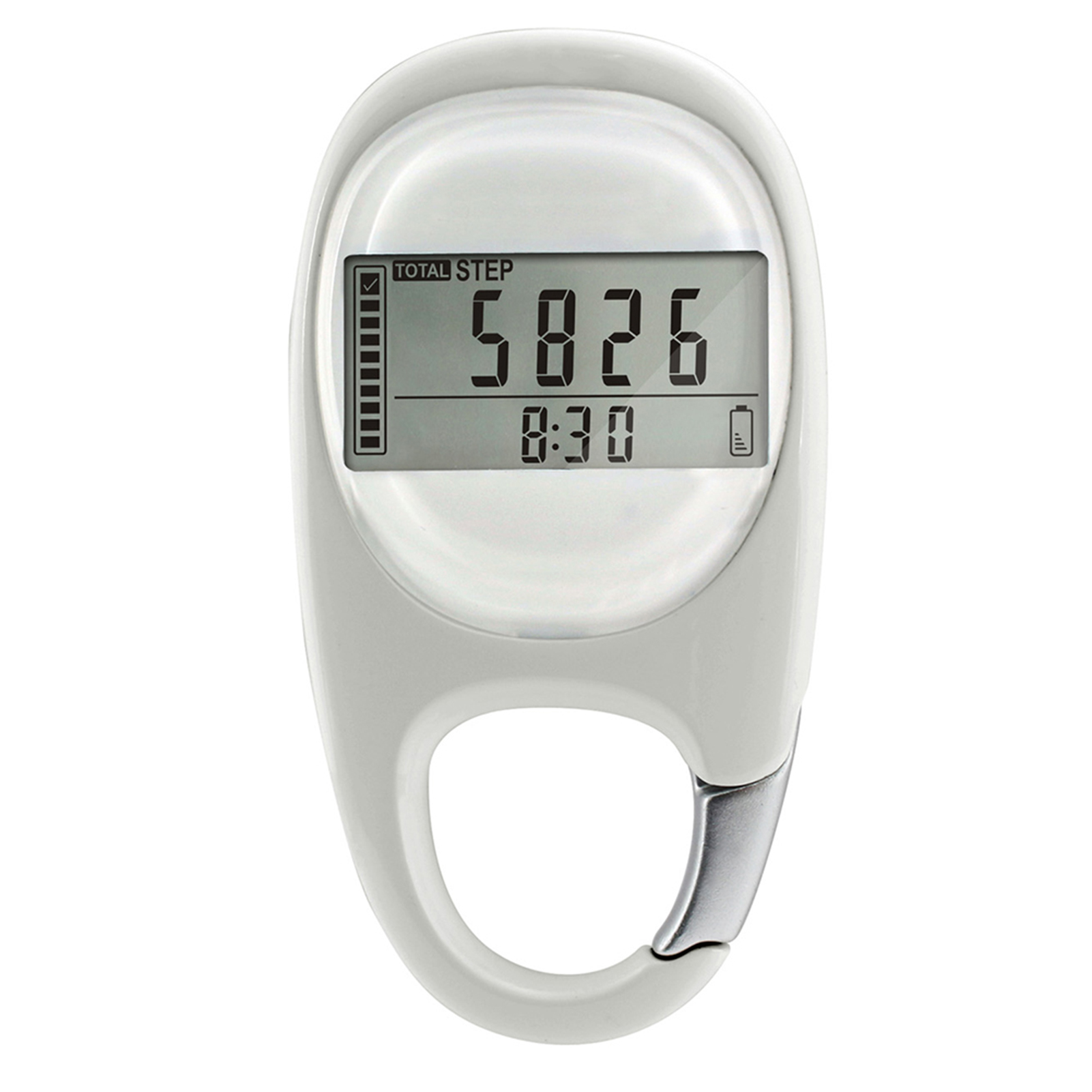 Gloryworld chính xác thiết bị đếm bước đi treo dễ dàng Pedometer Máy đếm bước kỹ thuật số với Carabiner theo dõi bước khoảng cách calo hoàn hảo cho nam nữ trẻ em người cao niên 7 ngày Bộ nhớ chính xác đi bộ Tracker