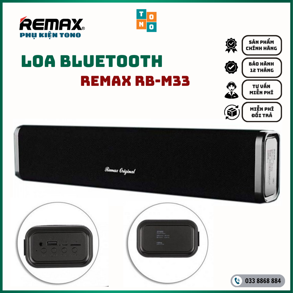 Loa Bluetooth Soundbar Mini Remax RB
