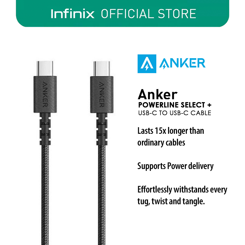 Infinix Anker Powerline Select Plus USB C to USB C Cable