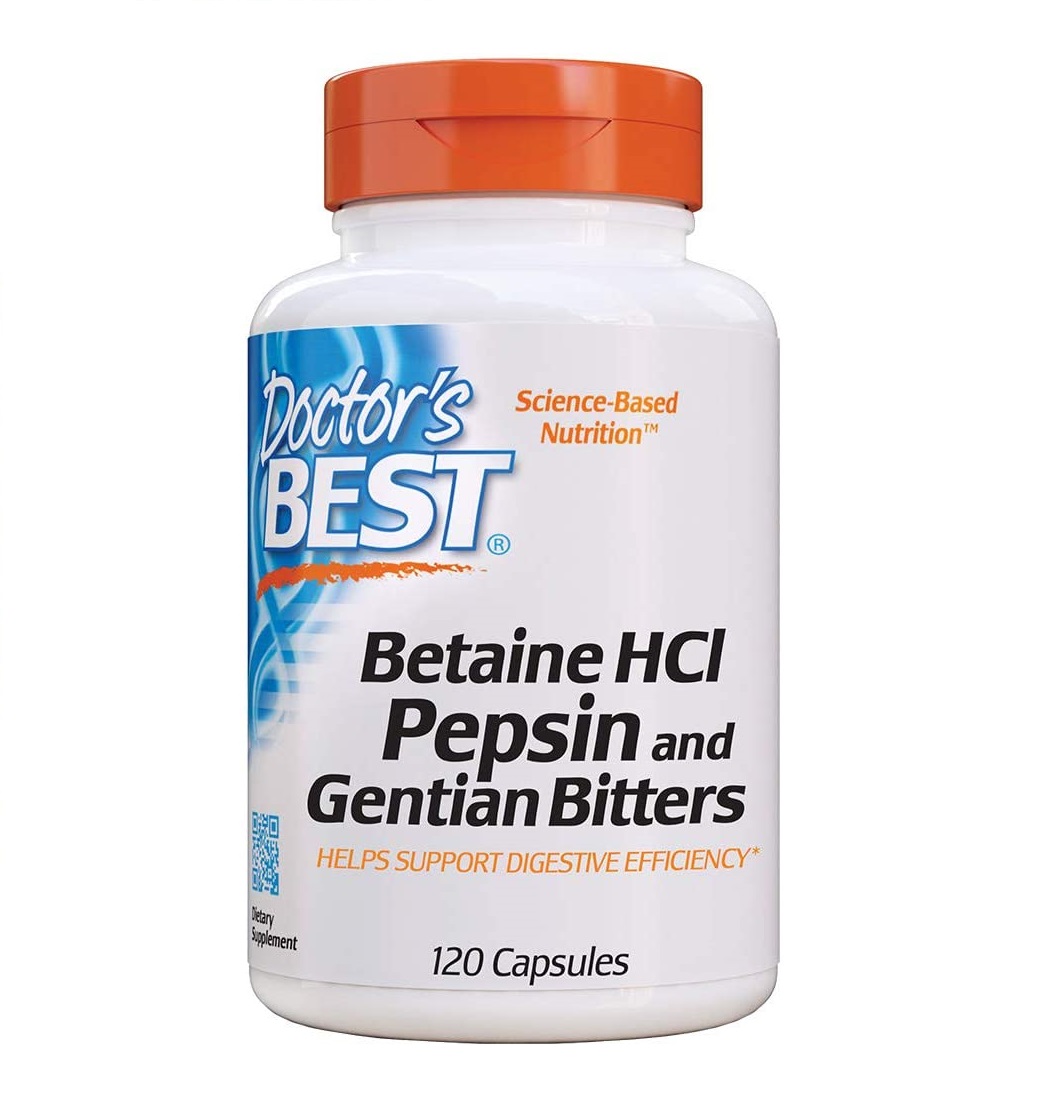 Doctor s Best Betaine HCI Pepsin And Gentian Bitters
