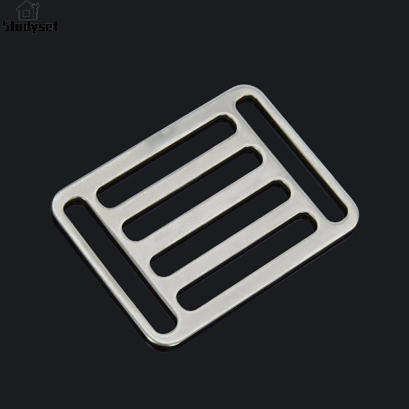 Studyset IN stock Diving Belt Keepers, Stainless Steel Diving Weight Belt Keeper Slider Stopper Holder Diving Equipment Weight Retainer Clips For Standard Webbing Belts BCD Equipment ราคา 168 บาท*ส่งฟรี