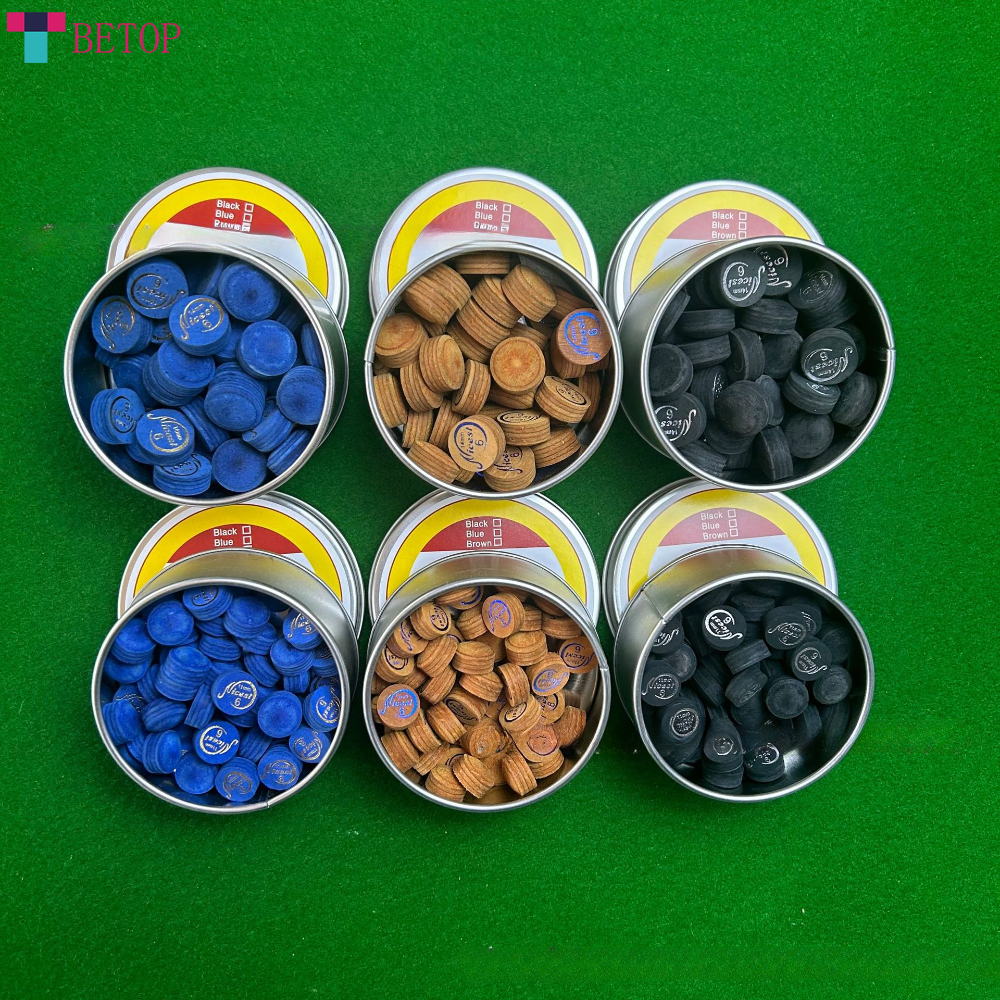 Teabelle   đầu chóp bida 11mm/12mm/14mm 1 đầu da nhiều lớp Câu lạc bộ chín bóng kiểu Mỹ