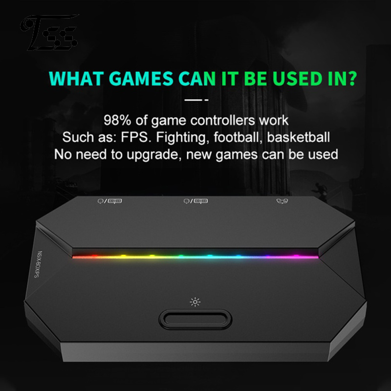 Ziyou Lang G6L Bộ chuyển đổi tay cầm điều khiển chơi game Bàn Phím Chuột Di Động Di Động Đầu chuyển Bộ điều khiển Tương Thích Cho Switch Xboxps4