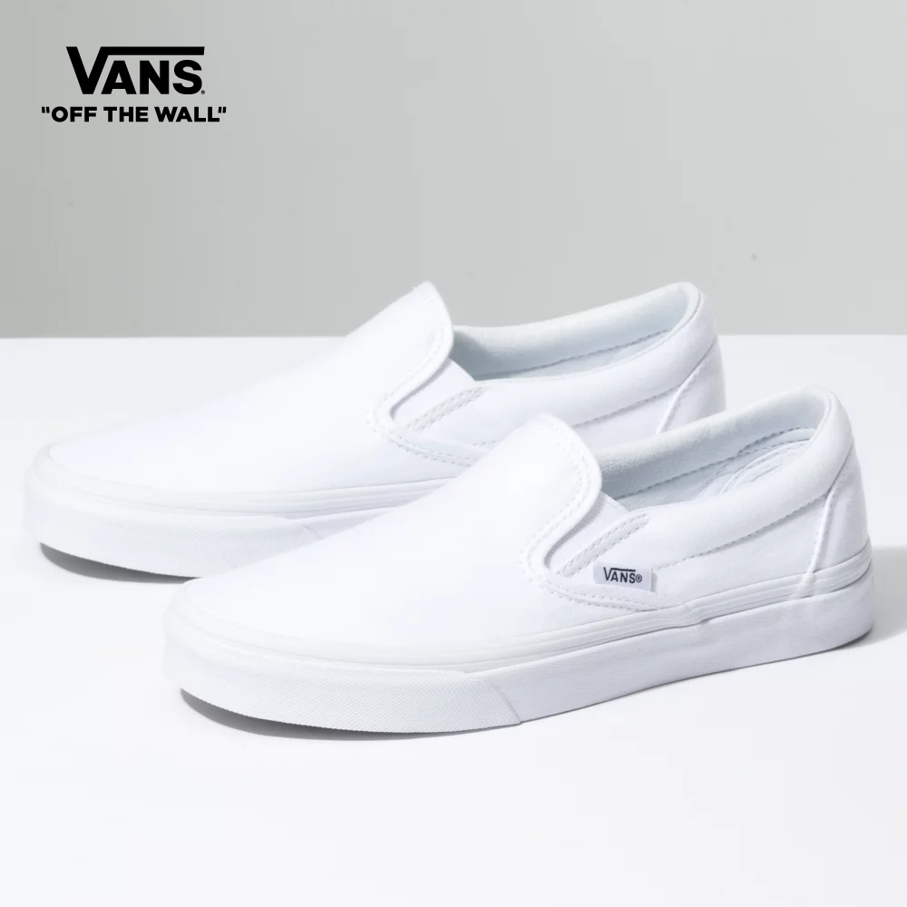 white vans running shoes
