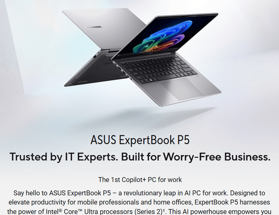 Asus ExpertBook P5 P5405CSA-NZ0763X 14