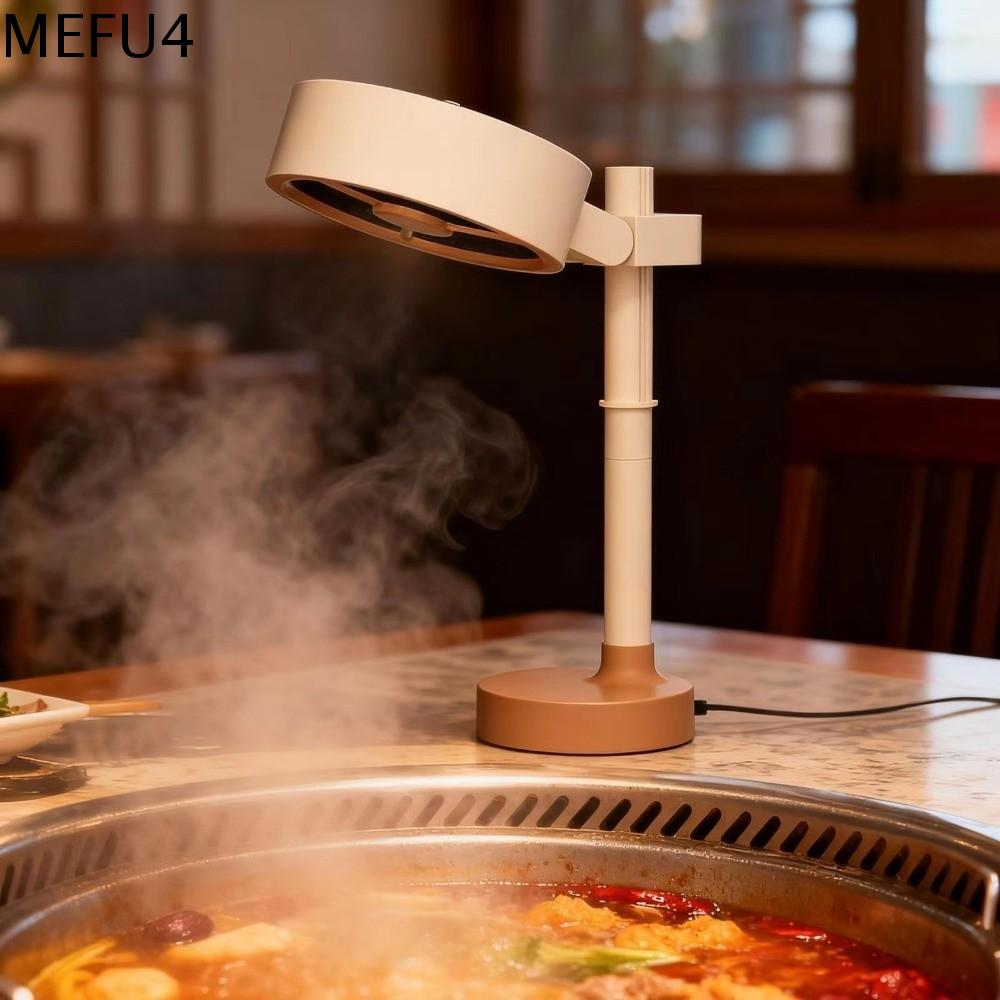 MEFU4 Tiếng ồn thấp Máy hút mùi để bàn Góc điều chỉnh Tiết kiệm không gian Máy hút khói BBQ mini với bọt lọc Máy hút khói nấu ăn Lẩu