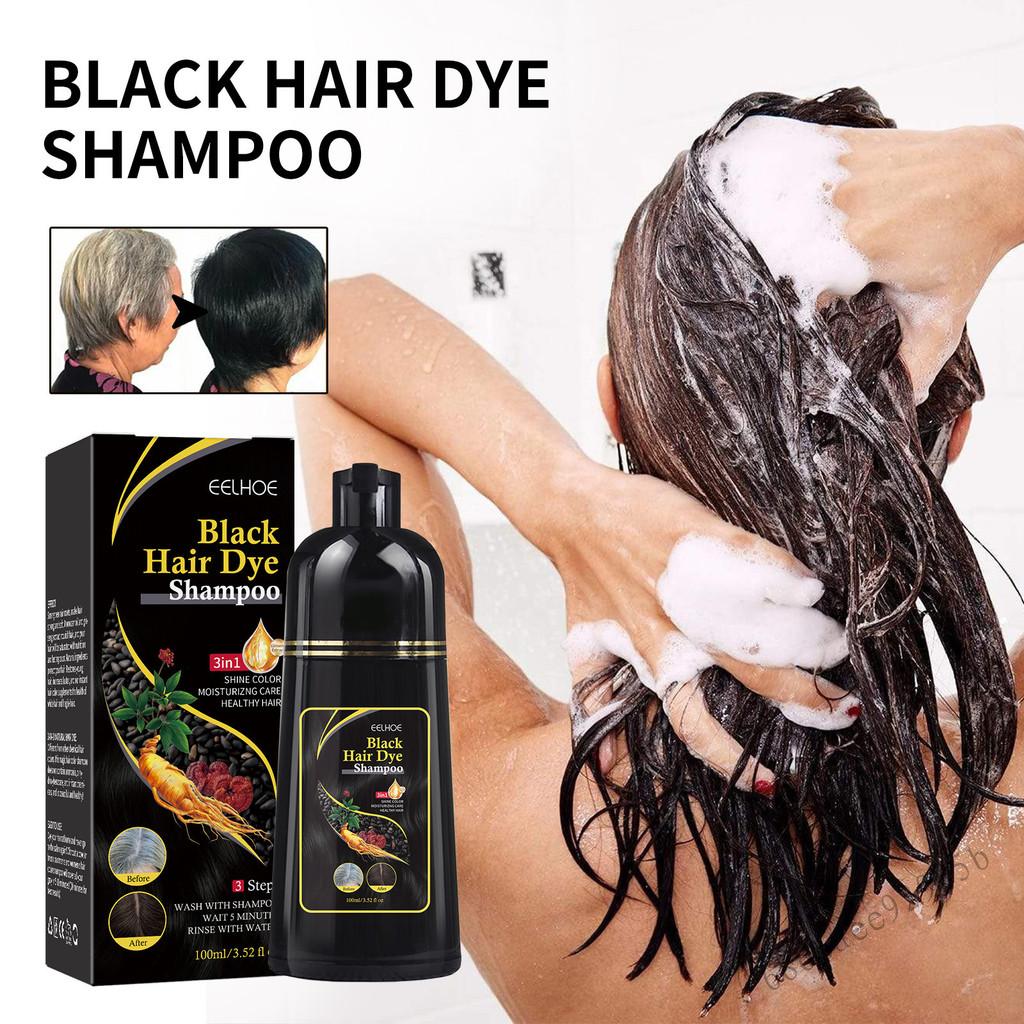 3 trong 1 Dầu gội màu tóc thảo dược - Thuốc nhuộm hữu cơ tự nhiên mà không kích thích