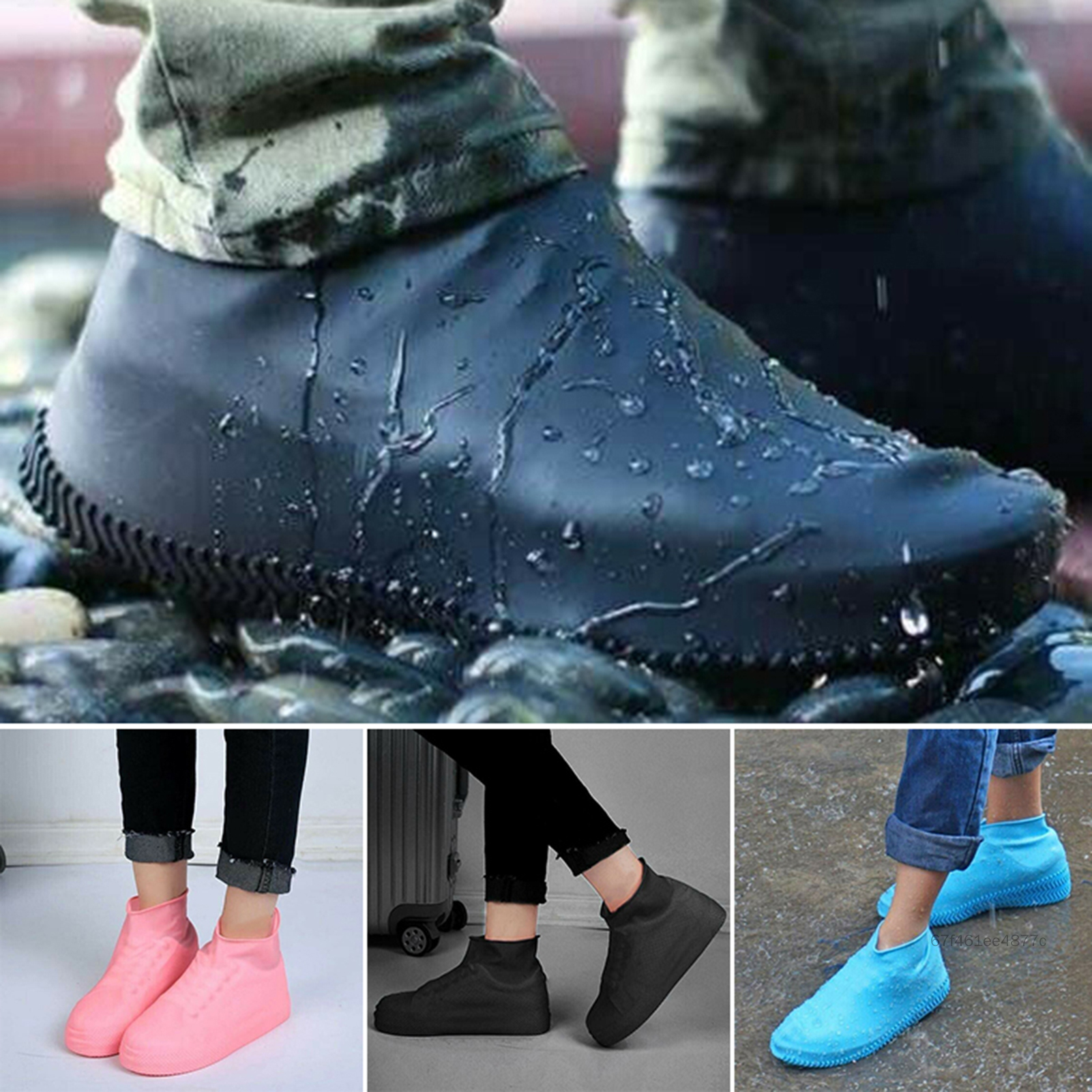 Reusable Waterproof Shoe Cover Portable Rain-Proof Cover For Rain Boots Outdoor CY-VN