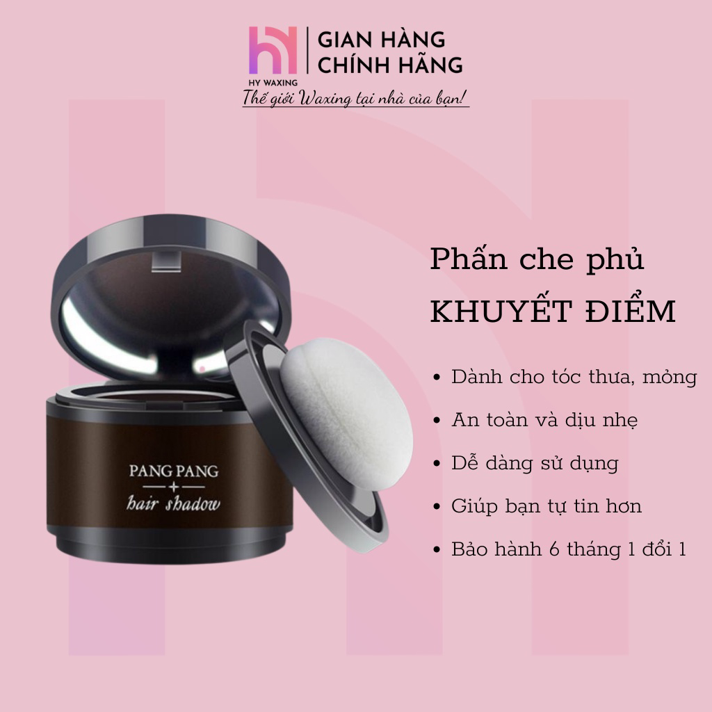 Phấn phủ che hói, phấn dặm chân tóc che khuyết điểm hy waxing giúp tự tin 6579