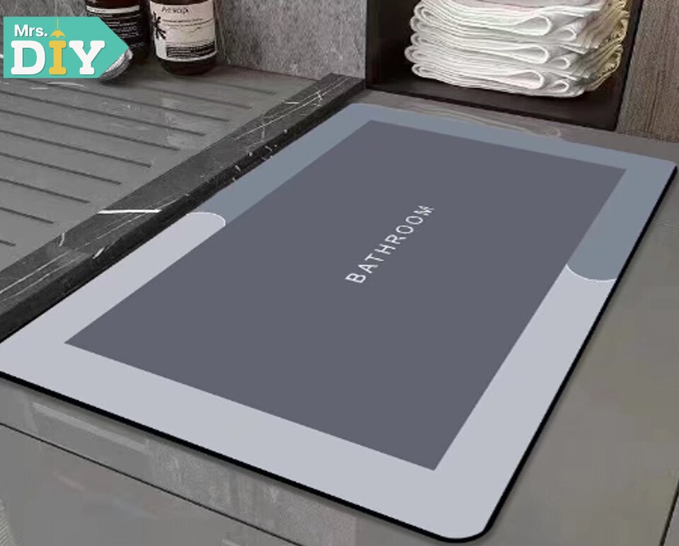 Mrsdiy chenille foot bath mat bathroom floor absorbent wipe foot mat size 40x60 m Fits all household with delivery ราคา 29 บาท*ส่งฟรี