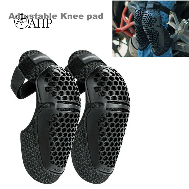 fansuq ready stock Motorcycle Knee Pads Honeycomb Breathable Heat