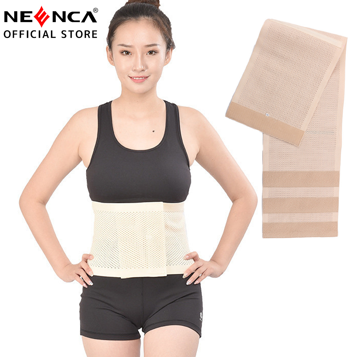 NEENCA Post Surgery Abdominal Binder for Men and Women Postpartum Post-Operative Wrap Brace for Waist and Abdomen Surgeries Abdominal Waist Support Belt