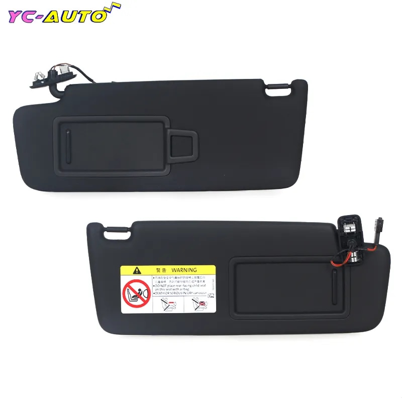 【Be worth】 Car Front Sun Visor Panel With Makeup Mirror For Vw Golf 7 Sportsvan Jetta Mk7 T-Cross Passat B8 Cc E-Golf T-Roc 5gg857551