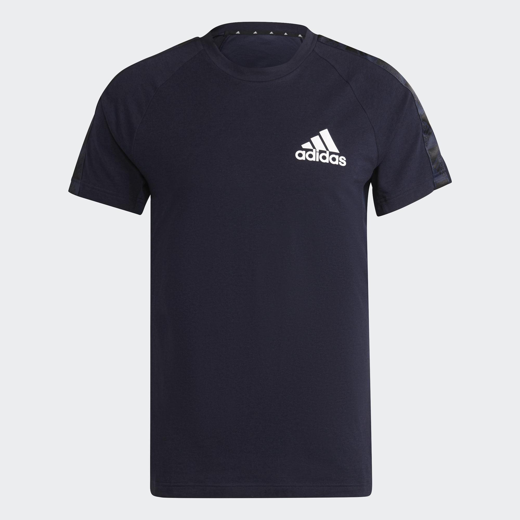 adidas Tập luyện Áo Thun Thể Thao Motion Logo AEROREADY Designed to Move Nam Màu xanh da trời H28784