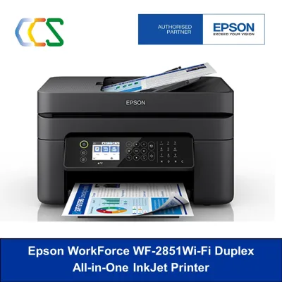 Epson WorkForce WF-2851 Wi-Fi Duplex All-in-One Inkjet Printer WF 2851