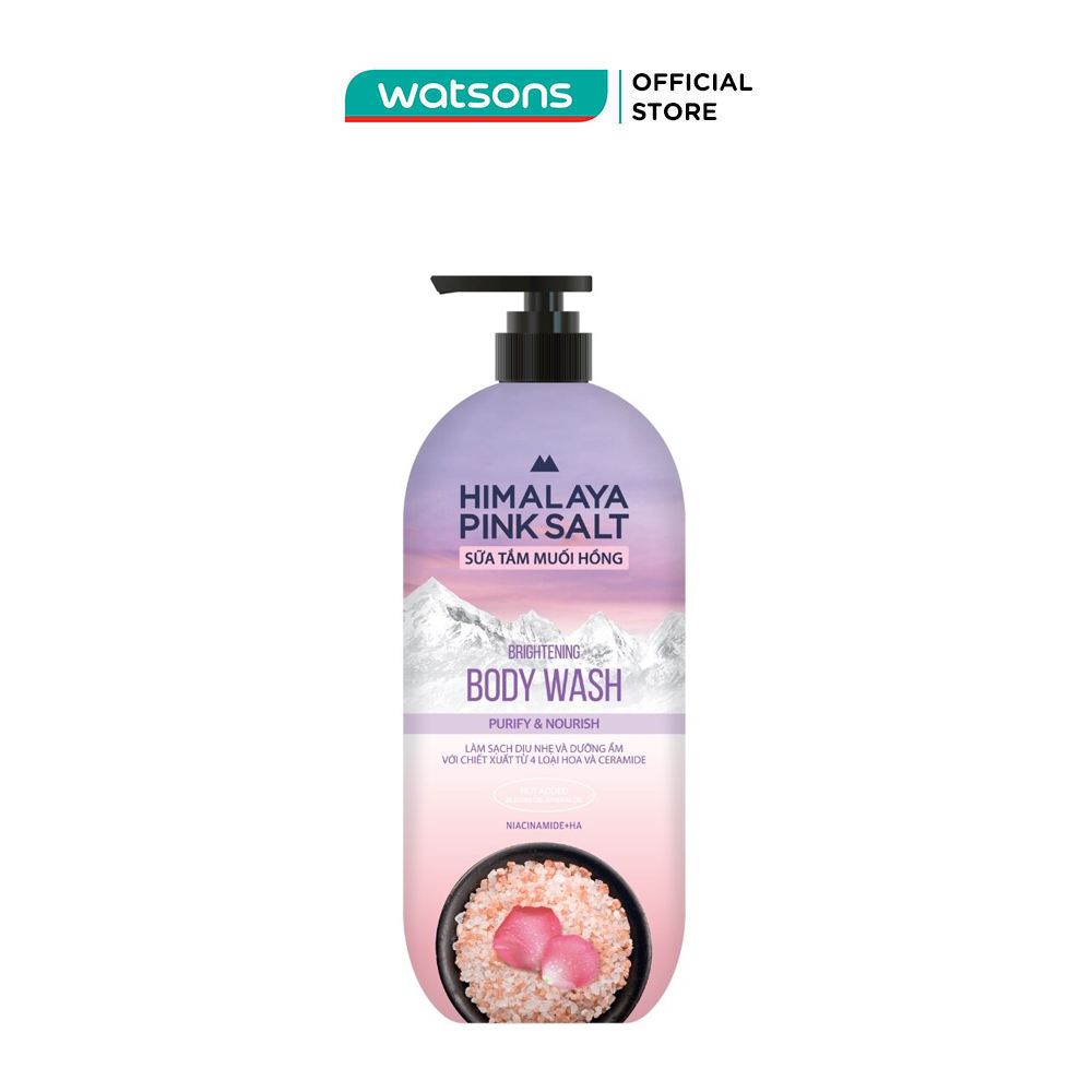 Sữa Tắm Muối Hồng Himalaya Làm Sạch và Dưỡng Ẩm Purify  Nourish 800g