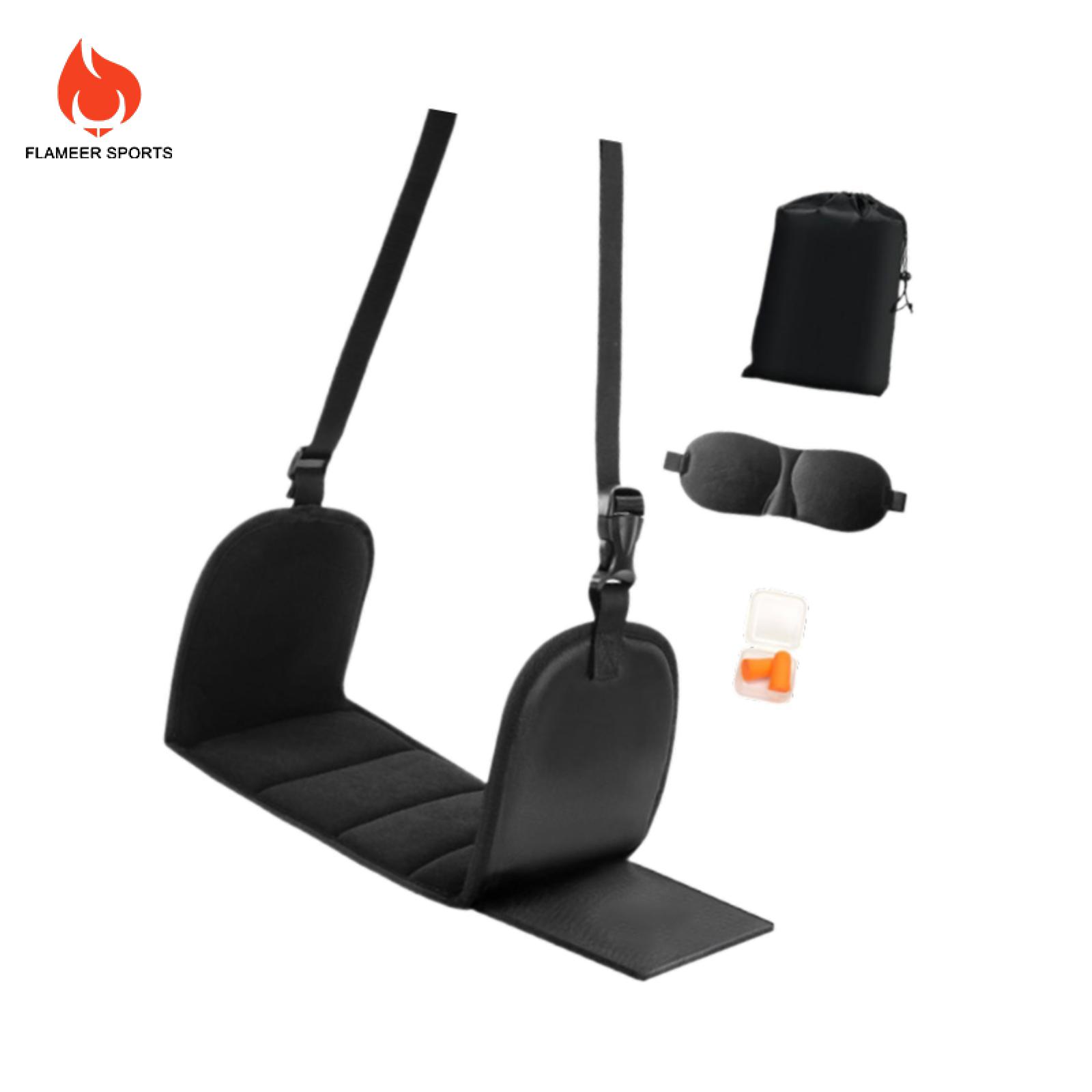 Flameer võng chân Móc Áo Thư Giãn Chân Đa Năng Quà Tặng Di Động Bay Dài Phải Haves Cho Máy Bay đồ gác chân khi đi máy bay Bay Essential