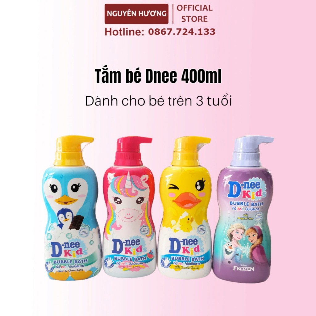 Sữa tắm trẻ em Dnee kids 400ml Thái Lan đủ mùi, sữa tắm bé Dnee Thái Lan 400ml