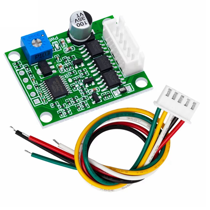 Yours MO-DC 6-20V 60W 12V Brushless Motor Driver Board BLDC Speed Controller 3-Phase Governor Hallle