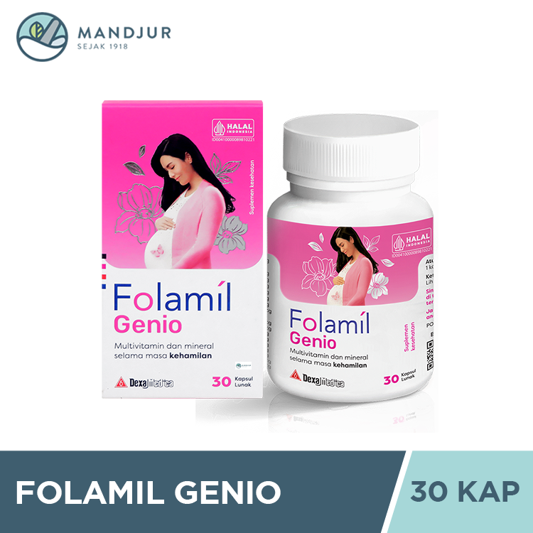 Folamil Genio - Multivitamin dan Mineral Khusus Ibu Hamil