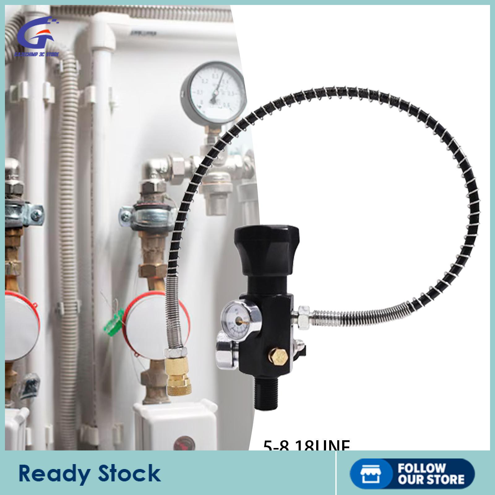 Gazechimp PCP Scuba Tank van với 20inch Hose phụ kiện Scuba Diving PCP hPa Tank van Bộ điều chỉnh ch