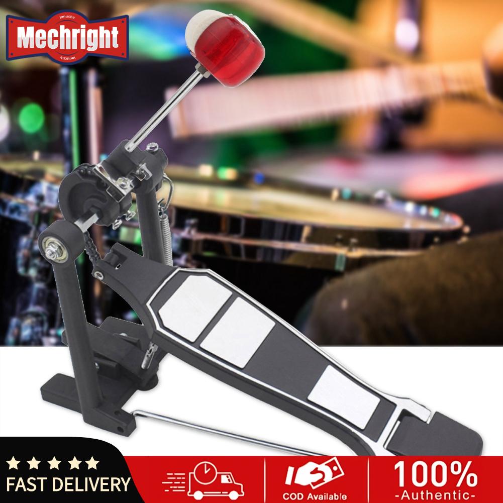 Mechright Drum Beater Drum Set รูปลักษณ์สวยงามสีแดงด้ามจับสแตนเลสสำหรับเครื่องดนตรี ราคา 388 บาท*ส่งฟรี