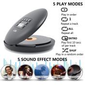 HOTT CD204 Portable Rechargeable CD Player with LCD Display