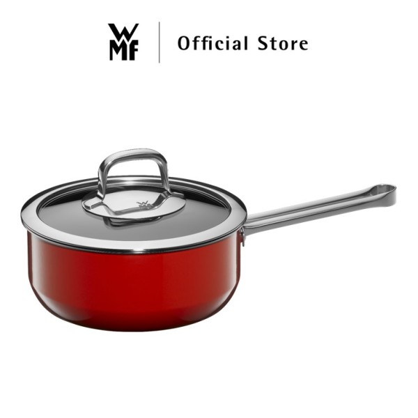 WMF Fusiontec Compact Red Saucepan With Lid, 18Cm 0516375290 Singapore