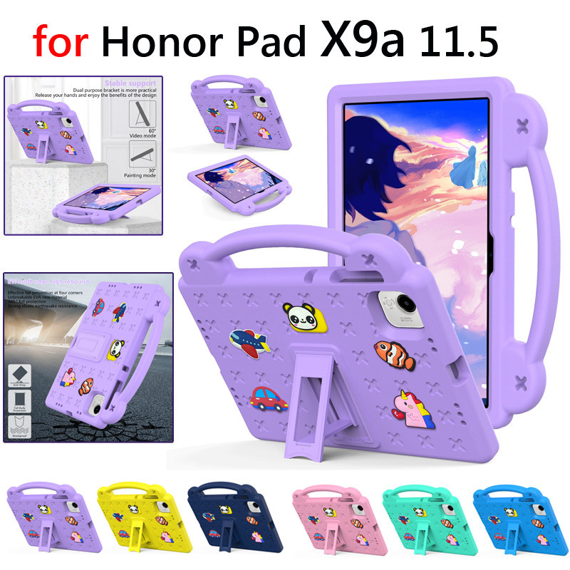 Tujibeay Kids Case For Honor Pad X9A 2025 /Honor Pad X9 Pro 11.5 Inch Lightweight Kids Boy Girl EVA Shockproof Cover Case With Handle (Blue - View #5