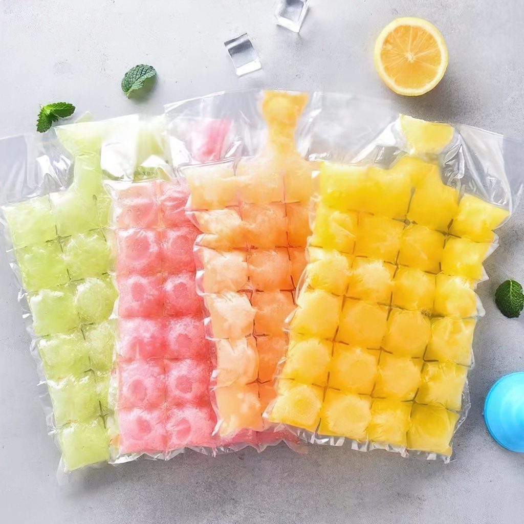 Set 10 Túi Túi Nilon Làm Kem Đá Viên Sữa Chua Tiện Lợi Thông Minh -Aeneas Shop