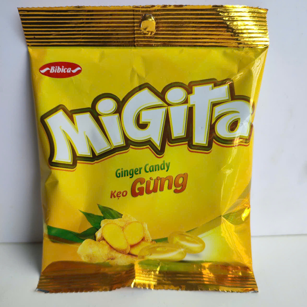 Kẹo gừng Migita Bibica gói 70g