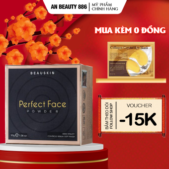 Phấn phủ kiềm dầu, che khuyết điểm dạng bột BEAUSKIN Perfect Face Power 30gr