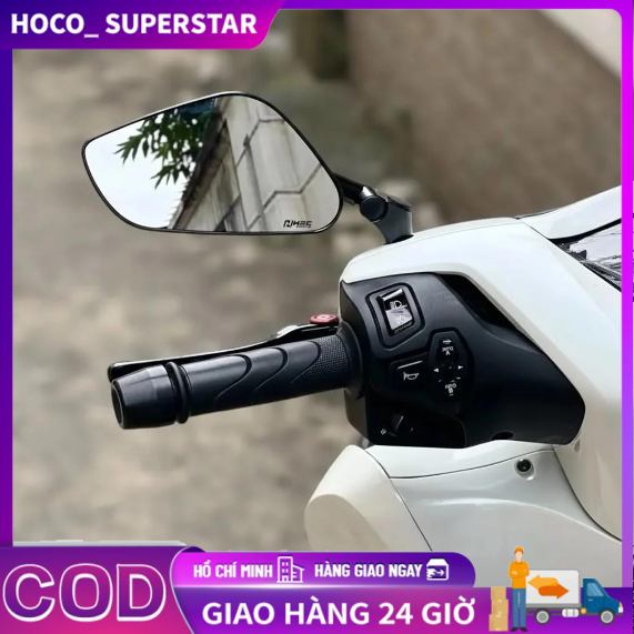 Kính Chiếu Hậu Vuông Gắn Chân Gương Xe Máy [ Một cặp ]-màu xanh da trời Giá 269,600 Đồng*Miễn phí vận chuyển