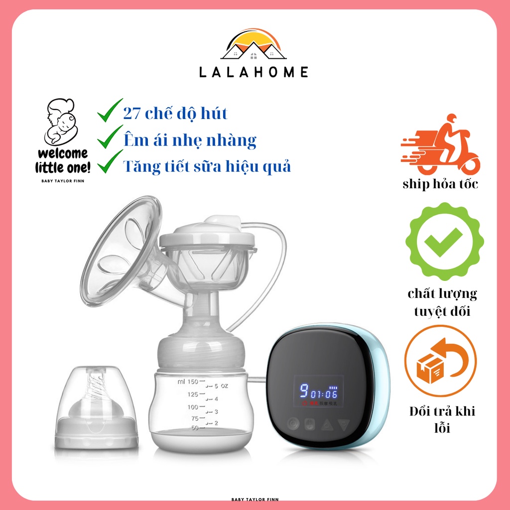 Máy hút sữa không dây rảnh tay 27 chế độ hút , Máy vắt sữa điện đơn không dây