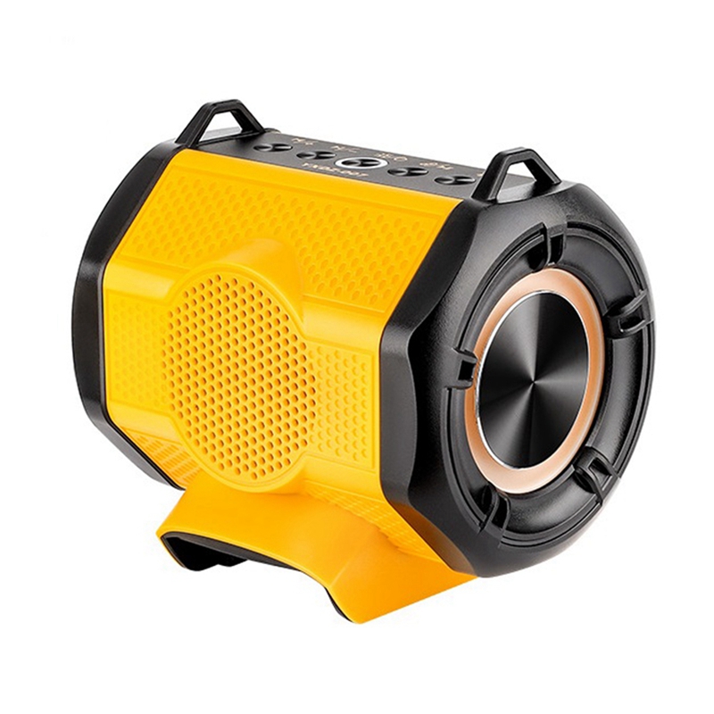 Cordless Bluetooth Wireless Portable Speaker for 18V Battery with TWS Pairing Function, Dual USB Port, RGB Light Durable