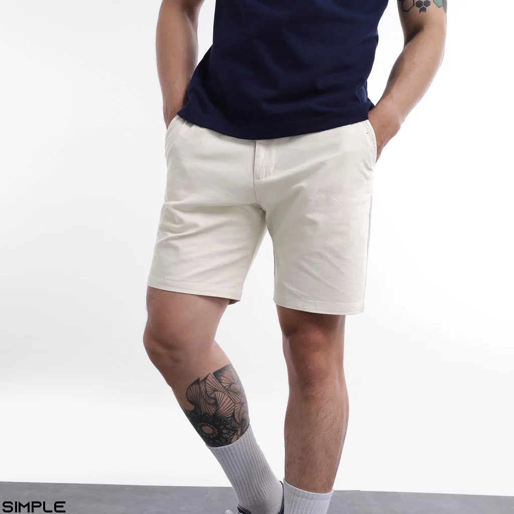 Hoàn tiền 15% - quần short nam chất kaki simple mềm mại co giãn thoải mái quần đùi sooc kaki nam - qskn01