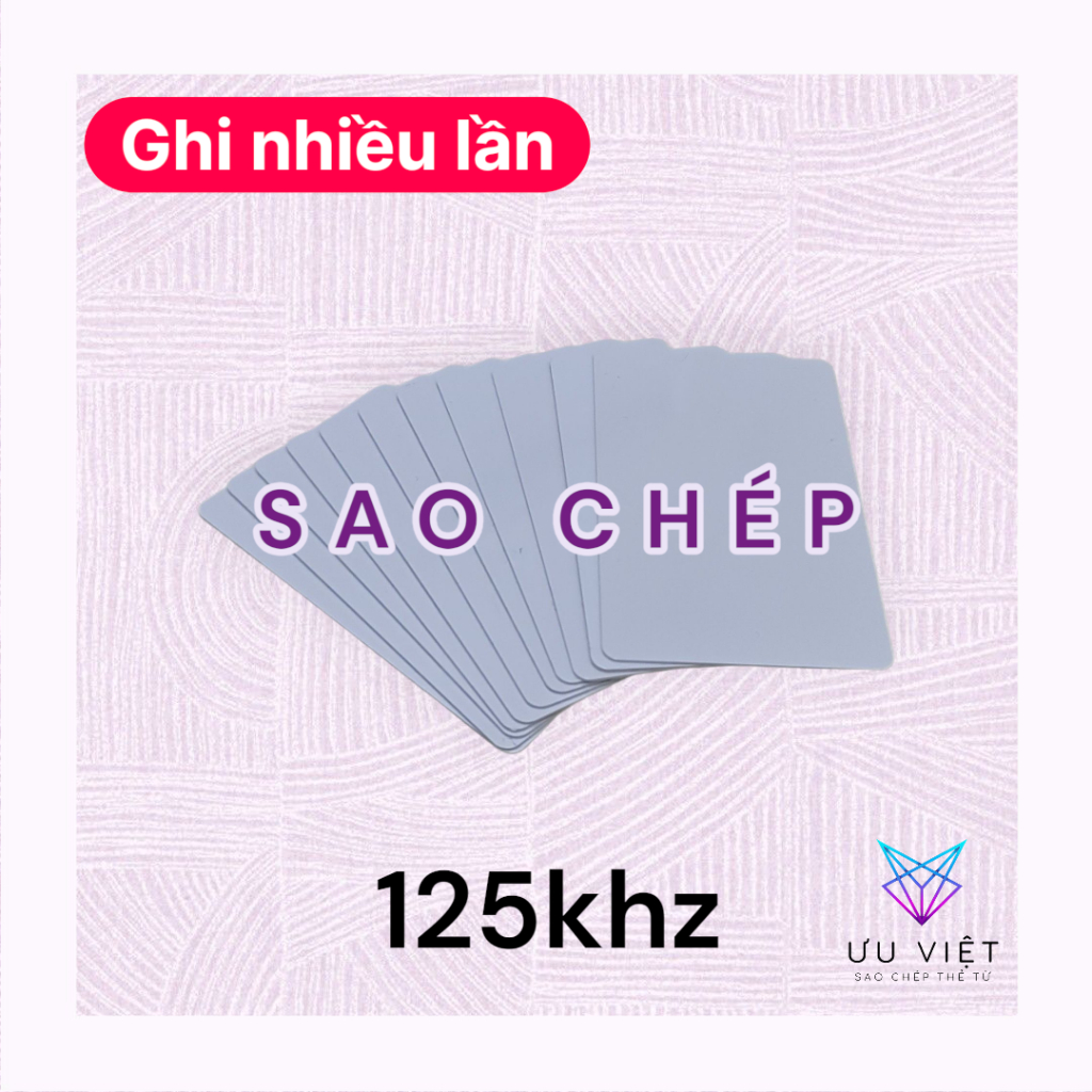 [Sao Chép Bằng Máy]  Set 5/10 thẻ từ RFID T5577 tần số 125khz