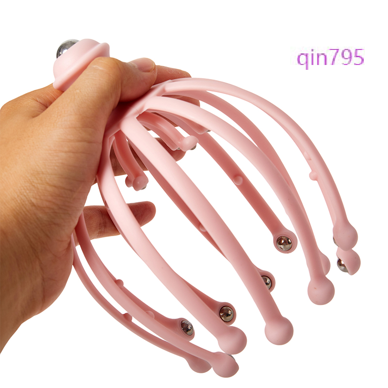 qin795 1 chiếc máy mát xa đầu với 18 ngón tay da đầu thư giãn sâu giảm căng thẳng