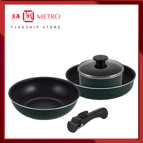 Happycall IH Easy Hands 5-pc Cookware Set - Green 4900-0115 Singapore
