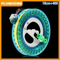 PLUMHOME 1 Piece 200 300 400M Kite Reel Winder Fire Wheel String Flying Handle Tool String Line Outdoor Round Blue For Fying Kites