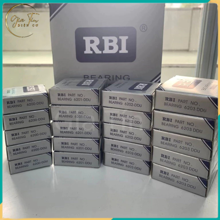 Vòng bi bạc đạn 6200, 6201, 6202, 6203 nắp nhựa hiệu rbi