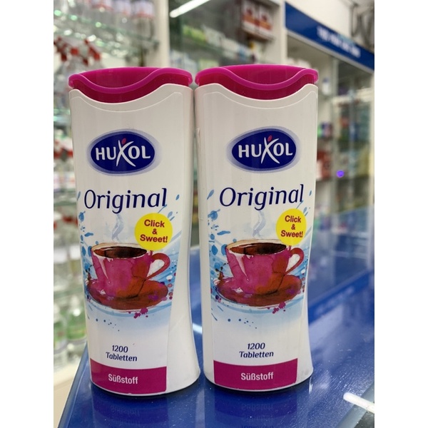 Đường ăn kiêng Huxol original lọ 1200 viên chính hãng của Đức