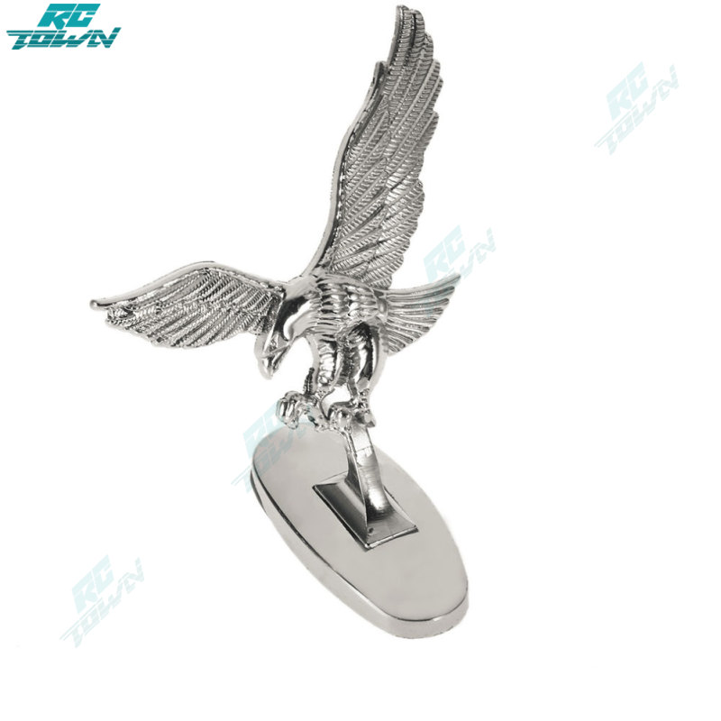 2024New!3D Emblem Car Logo Front Hood Ornament Car Cover Chrome Eagle Badge for Auto Car ราคา 39 บาท*ส่งฟรี